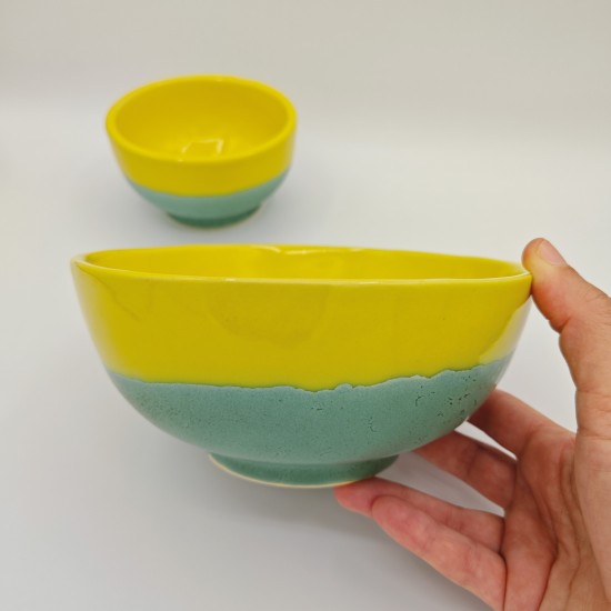 Yellow & Soft Green