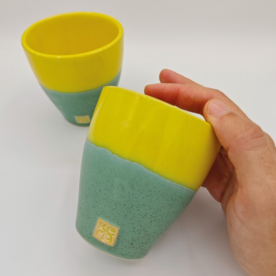 Yellow & Soft Green