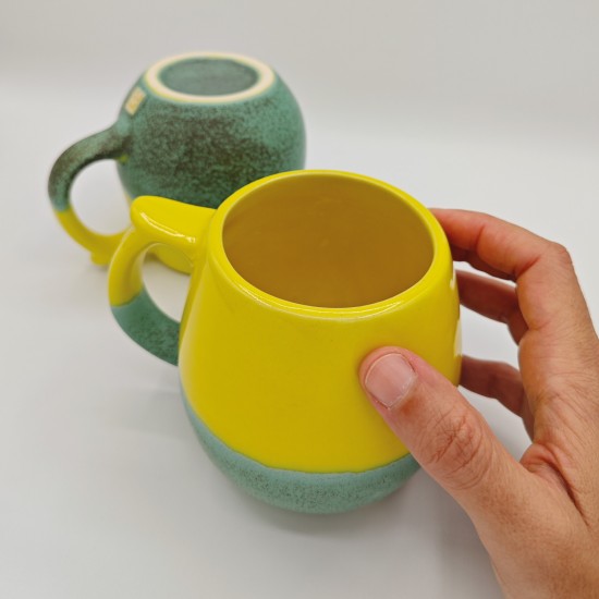 Yellow & Soft Green