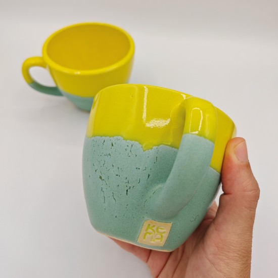 Yellow & Soft Green