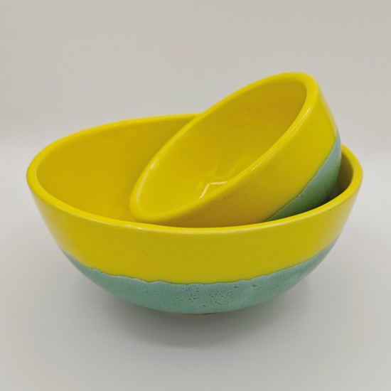 Yellow & Soft Green