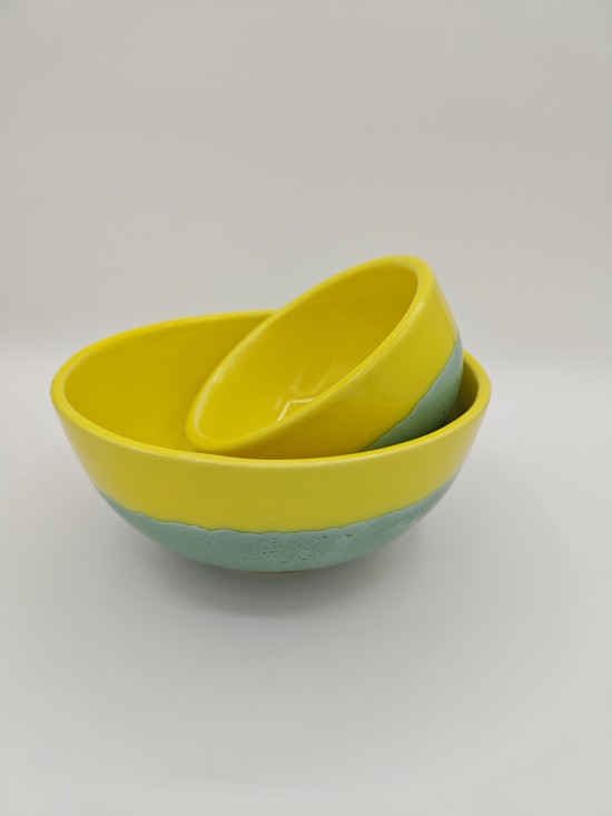 Yellow & Soft Green