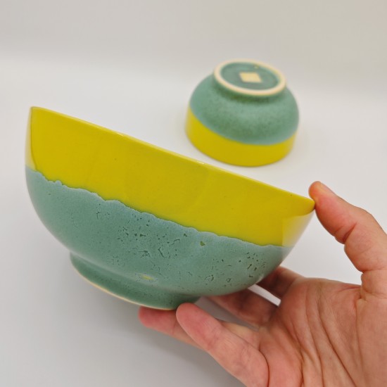 Yellow & Soft Green
