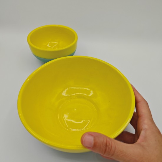 Yellow & Soft Green