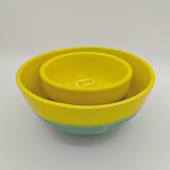 Yellow & Soft Green