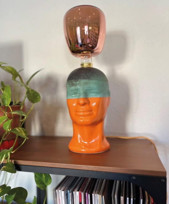 Orange & Soft Green