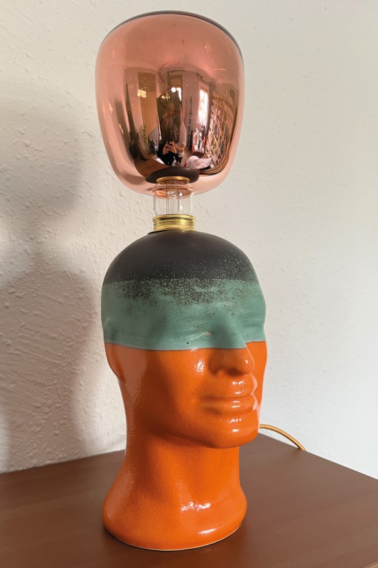 Orange & Soft Green