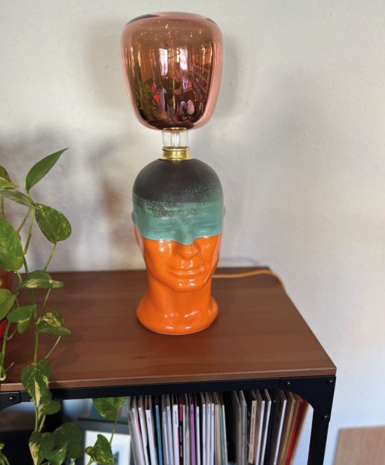 Orange & Soft Green