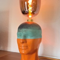 Orange & Soft Green